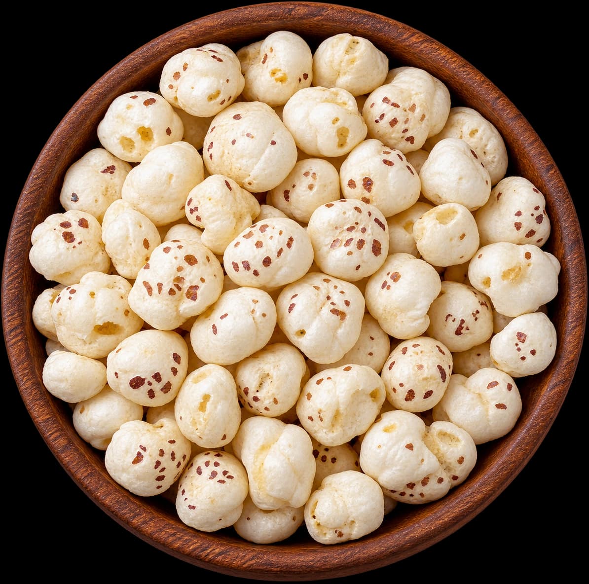 Bowl of roasted makhana